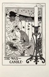 La Bougie, des Fables de La Fontaine, pub. 1905
