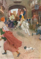 Illustration pour Adam Bede de George Eliot (lithographie couleur)