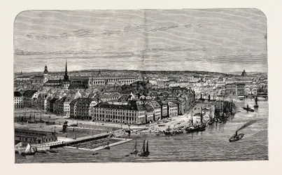 Stockholm, Suède (gravure)