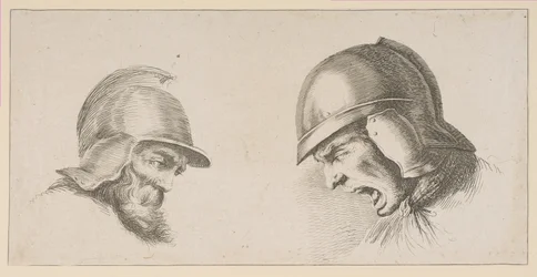 Deux têtes de vieux soldats
