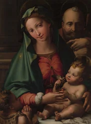 La Sainte Famille avec le jeune Saint Jean-Baptiste