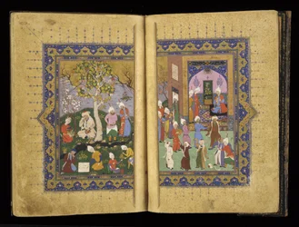 Un prince sur son trône du Mathnavi de Rumi