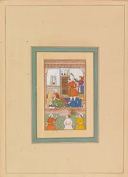 Intérieur avec personnages