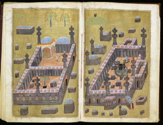 Les mosquées de Médine et de La Mecque, de 