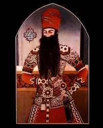 Art persan : Portrait de Mohamed Ali Shah (Mohammad Ali Shah Qajar)