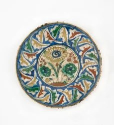 Assiette, Iran, période safavide, fin XVIe-début XVIIe siècle