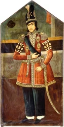 Portrait de Nasr-al-Din Shah, vers 1850