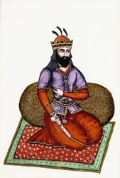 Portrait de Shah Garshab, 19ème siècle