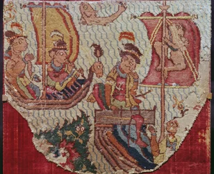 Tapis avec motifs indo-portugais, Dynastie Safavide
