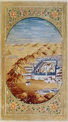 Supplement Persan 1389 fol.39 La Tombe du Prophète à Médine