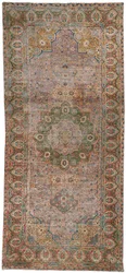 Tapis médaillon de Tabriz, nord-ouest de la Perse, milieu du XVIe siècle