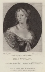 Frances Stewart, duchesse de Richmond (gravure)
