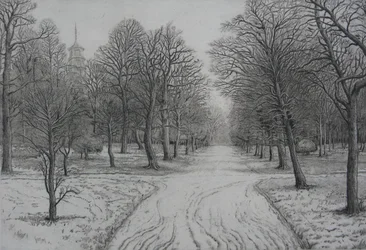 Les jardins de Kew en hiver