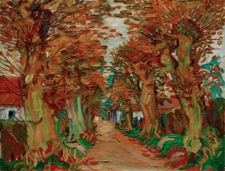 Allée de tilleuls