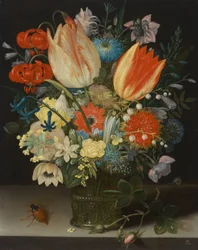 Nature morte avec tulipes