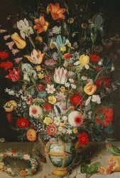 Vase avec fleurs