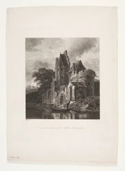 Ruines du château au bord d