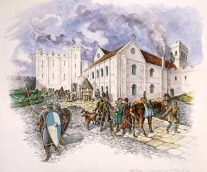 Donjon et palais, Old Sarum, Wiltshire