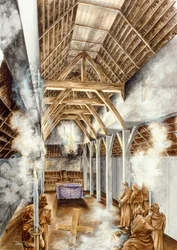 Prieuré de Lindisfarne, vers 652AD, vers 1990-2010