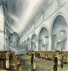 Abbaye de Rievaulx, 13ème siècle, vers 1990-2010