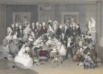 La famille impériale autrichienne en 1834