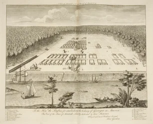 Vue de Savannah telle qu