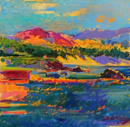 Plage de galets vers Carmel