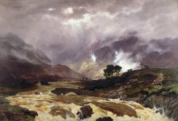 Une crue dans les Highlands
