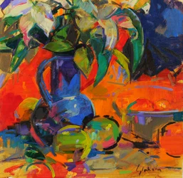 Lys, 2021 (huile sur toile)