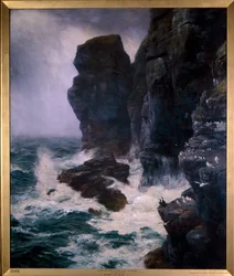 Enclos par des rochers infranchissables, 1885