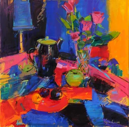 La chambre du peintre, 2021 (huile sur toile)