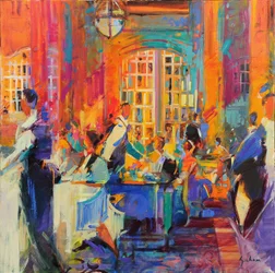 The Palace, San Francisco, 2021 (huile sur toile)
