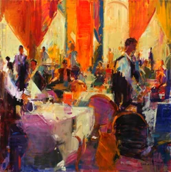 Les jours du Savoy (huile sur toile)