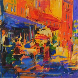 Villefranche-sur-Mer, Beau Rivage (oil on canvas)