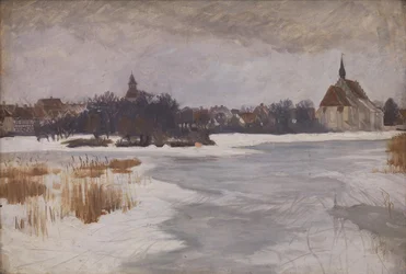 Vue de Faaborg. Hiver