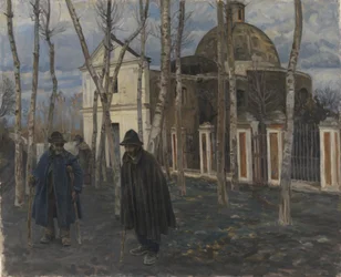 Mendiants devant S. Giuliano, près de Pompéi. 1904-05