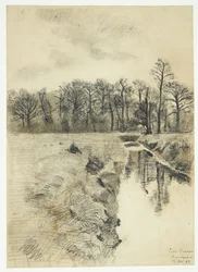 Paysage avec une rivière