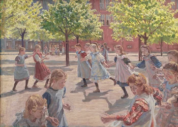 Enfants jouant, 1907-1908