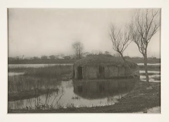 Une Maison-Bateau en Roseau, Planche XXXI de Vie et Paysage sur les Planches de Norfolk
