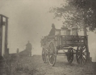 Au bac - un matin brumeux, 1890-1891, imprimé en 1893 (photo)