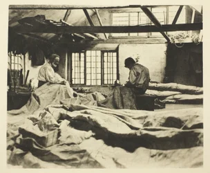 Dans un loft à voiles