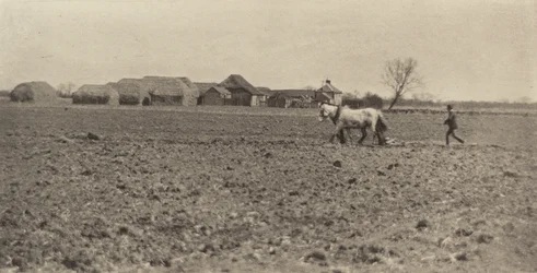 Ferme des marais au début du printemps
