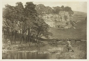 Pont de Wolfscote et rocher de Franklyn, Beresford Dale