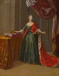 Portrait de la princesse Maria Antonia de Bavière 1724-1780, électrice de Saxe