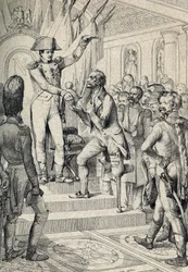 Première distribution des croix de la Légion d