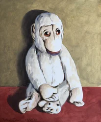 Singe blanc brillant