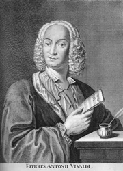 Antonio Vivaldi, compositeur baroque italien, prêtre catholique et violoniste virtuose, 1725