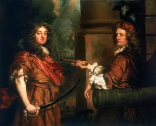 Double portrait de Sir Frescheville Holles