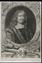 Edward Hyde, 1er comte de Clarendon (1609-74), gravé par M. Burg