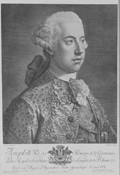 Joseph II, empereur romain germanique, gravé par Anton Tischler